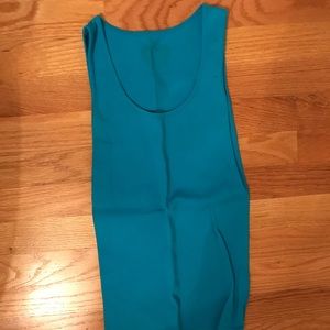 Blue sugar lip tank top